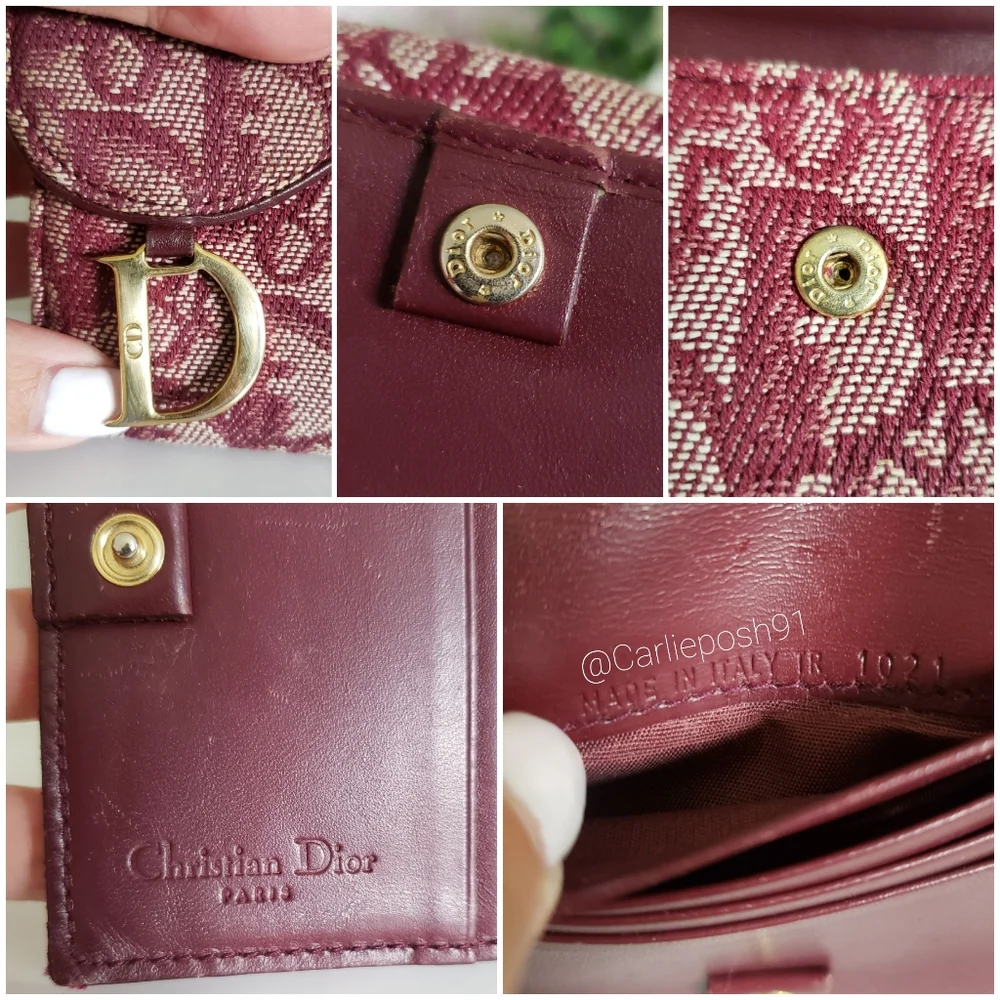 *SOLD* Authentic Pre-owned Vintage Dior Compact Saddle Wallet - Picture 12 of 13